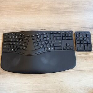 HP 960 Ergonomic Wireless Keyboard with Wireless Numpad Black